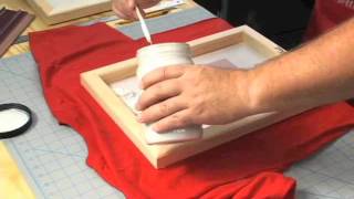 Screen Printing Stencil Method [upl. by Lennor]