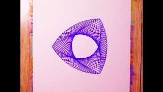 How To Draw Reuleaux Triangle In Spirograph Pattern  Geometric Tutorial [upl. by Ylelhsa]