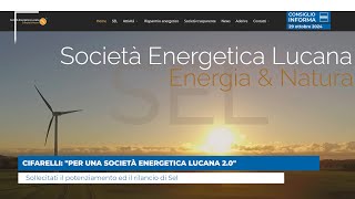 CIFARELLI quotPER UNA SOCIETÀ ENERGETICA LUCANA 20quot [upl. by Hgieloj]