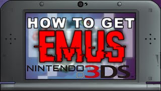 Retroarch How to Get EMULATORS on Nintendo 3DS  SNES GBA PSX NES GENESIS and More [upl. by Dann932]