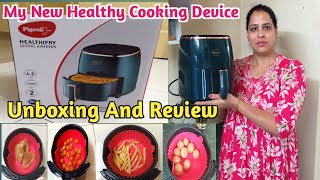 How to Use Pigeon Digital Air fryer Pigeon Air fryer Unboxing And Review  Pigeon Air fryer demo [upl. by Jimmy685]