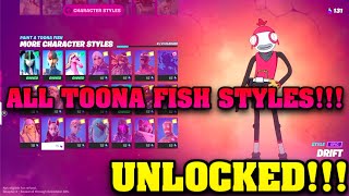 All NEW 🐟Toona Fish 🍣Styles HOW TO GET ALL TOONA FISH STYLES 💇 [upl. by Selokcin234]