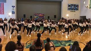 Varsity Pantherettes at Middle School Homecoming Pep Rally [upl. by Lamrert]