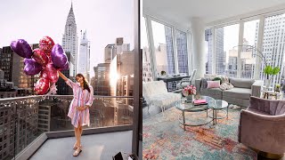 JawDropping NYC Apartment Tour in Manhattan [upl. by Beverlee691]