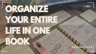 Organize Your Entire Life in One Book [upl. by Noiraa321]