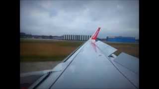 Fly Niki A320 landing at Hanover HAJ  EDDV  new Airbus A320 OELEY with Sharklets [upl. by Gustavus]