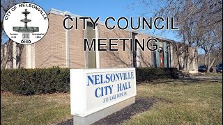 Nelsonville City Council Meeting 02262024 [upl. by Greenberg208]