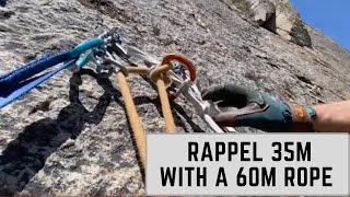 How to rappel 35m using a 60m rope [upl. by Llennol424]