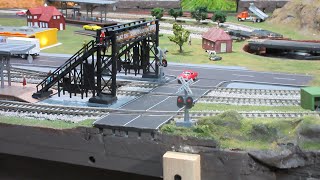 HO scale Railroad crossing signal designing and building from scratch [upl. by Ylrevaw]