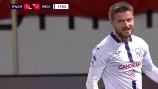 RWD Molenbeek vs RSC Anderlecht 03 Anders Dreyer Kasper Dolberg amp Jan Vertonghen score in win [upl. by Ahrendt]