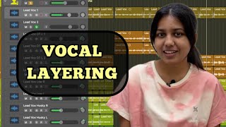 How I layered BACKGROUND VOCALS for my new song [upl. by Anilet]