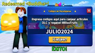 🤑 34 CÓDIGOS DE BLOX FRUITS CODES ROBLOX JULIO 2024 [upl. by Thurmann768]