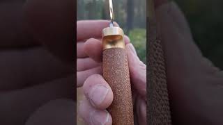 Marttiini Kettu puukko 2019nice knifebut the fake brass is a bit of a let down knife marttiini [upl. by Hinch824]