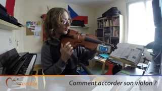 Apprendre le Violon  Comment accorder son violon [upl. by Lowis]