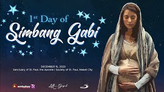 Sambuhay TV Mass  Simbang Gabi  December 16 2023 First Night [upl. by Cody445]