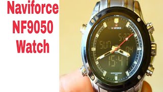 Unboxing of Naviforce NF 9050 Watch For Men [upl. by Ahsinej]