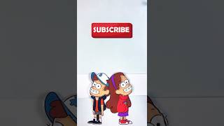 Which one is real face of mabel pines and dipper pines  gravityfalls shorts art [upl. by Aliled977]