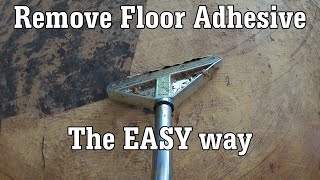 How to Remove Carpet amp Vinyl Adhesive the Easy Way [upl. by Albarran]