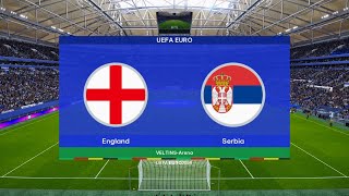 SERBIA  ANGLIA EURO 2024  SYMULACJA skrót [upl. by Einnim]