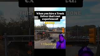 Low bridge Durham NC 11’8 🚚🤷‍♂️🤦‍♂️ cdl driver lowbridge durham nc accident [upl. by Ajiak944]