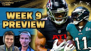 Week 9 Preview Pod w Sackreligious [upl. by Tamberg]