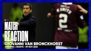 REACTION  Giovanni van Bronckhorst  09 Nov 2022 [upl. by Darraj]