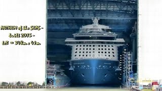 Meyer Werft Papenburg expecting float out of NORWEGIAN ESCAPE section and ANTHEM of the SEAS [upl. by Danczyk915]