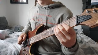 I Wrote a Metal Song Using Only Frets 0 1 and 8 to celebrate 180 subs [upl. by Ahsila496]