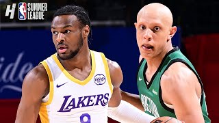 Boston Celtics vs Los Angeles Lakers  FULL Game Highlights  July 15 2024 NBA Summer League [upl. by Dracir]