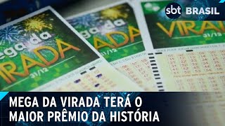 Mega da Virada 2024 terá o maior prêmio da história saiba como apostar  SBT Brasil 111124 [upl. by Iblok]