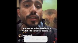 ENCORE on ROHAN CARIAPPA VS MTV HUSTLE rohancariappa dhh [upl. by Edaj]