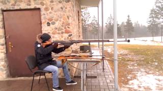 PTRS41 AT Rifle shooting [upl. by Analart]