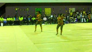 Cowborettes Captain amp Co Captain 1 Minute Routine pt3  Memphis Sizzlers Majorette Jamboree [upl. by Eelesor353]