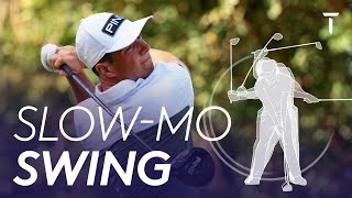 Viktor Hovlands golf swing in Slow Motion [upl. by Aibara]