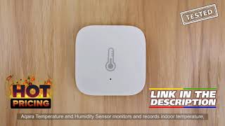 Aqara Temperature Humidity Sensor Zigbee Smart Air Pressure price review  Aliexpress [upl. by Zerla]