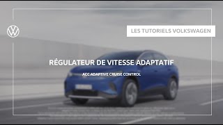 Régulateur de vitesse adaptatif  Gamme ID 100 électrique I Tutoriel I Volkswagen [upl. by Yetnom]