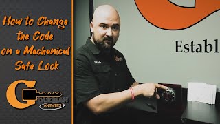 How to Change the Code on a Mechanical Safe Lock  Guardian Answers 16 [upl. by Nalor]