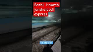 Barbil Howrah janshatabdi express🚃🚃🚃🚃🚃followerhighlights railway [upl. by Lalita416]