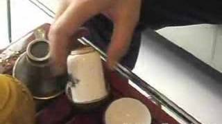 do kung fu puerh tea with yixing teapot living video [upl. by Atnoid]