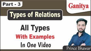 types of relations in discrete mathematics [upl. by Colman598]