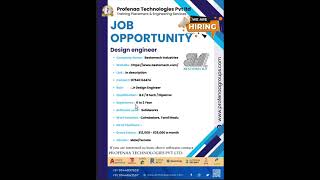 New job opening in Design fresher profenaa skill creative design pollachi [upl. by Mehcanem]