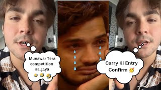 CARRYMINATI Wild Card Entry in Bigg Boss 🔥   UK07 Rider On Munawar Faruqui In Bigg Boss 17 [upl. by Zere]