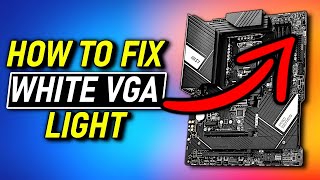 HOW TO FIX VGA LIGHT on Motherboard 💯 No Display PCIe Not Working [upl. by Beth518]