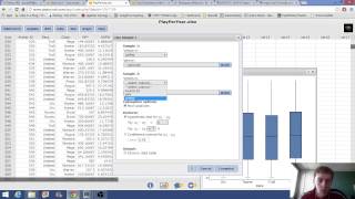 How to create boxplots using StatCrunch [upl. by Laamak]