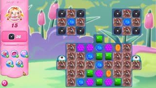 Candy Crush Saga LEVEL 2410 NO BOOSTERS new version [upl. by Moyra]