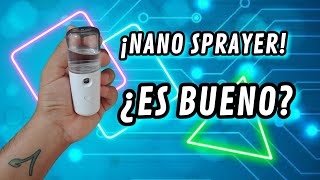 NANO SPRAYER MIST  ¿Es bueno Sanitizante o para refrescar con aguaPortátil NanoSprayer [upl. by Trotter]