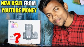 My New DSLR From YouTube Money  Canon 200D unboxing amp review [upl. by Sheline]