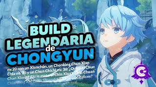 ✅BUILD LEGENDARIA de CHONGYUN  Support  DPS  Genshin Impact [upl. by Weiss]