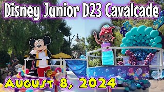 Disney Jr Parade  Lets Play Party Parade D23 Day  California Adventure  Disneyland Resort 2024 [upl. by Christian]