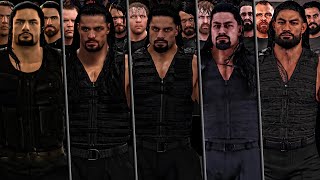 WWE 2K23  The Shield Entrance Evolution in WWE Games WWE 2K14 To WWE 2K23 [upl. by Aknayirp287]